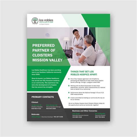 Collateral Flyer for Hospice Company Partnership | Freelancer