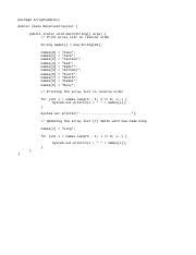 Image result for Return a Reverse List in Java Using for Loop