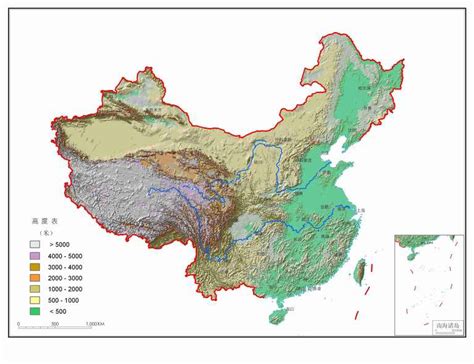 中国地图与中国地形图有人什么区别