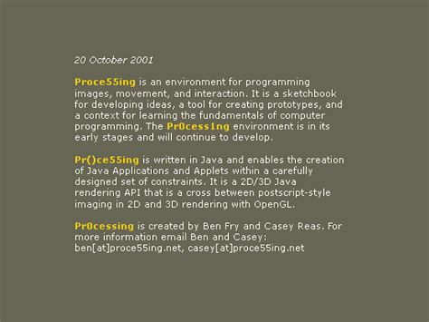 Processing Coding Language 的图像结果