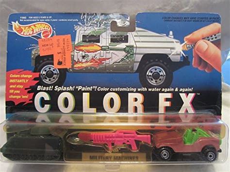 Hot Wheels 1994 Color FX Twin Pack Military Machines: Command Tank and ...