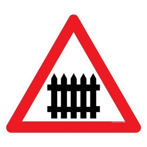 Level Crossing Signs, Shape: Triangle at ₹ 1100/square feet in New Delhi | ID: 9821768412