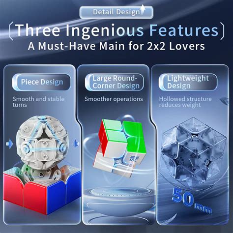 Buy MoYu WeiPo v5 2x2 Ball Core UV Magnetic Cube | Cubelelo