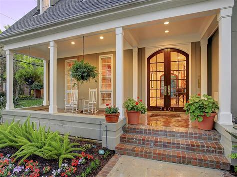 The home offers Southern charm with a deep front porch and diagonally ...