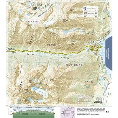 Grand Teton National Park Day Hikes Map (National | Ubuy India