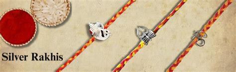 Buy Northland Rudraksha Ganesha Silver Rakhi with Roli Chawal and Happy ...