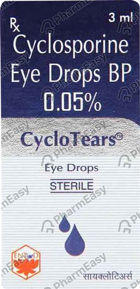 Cyclotears 0.05 %W/V Eye Drop (3): Uses, Side Effects, Price & Dosage ...