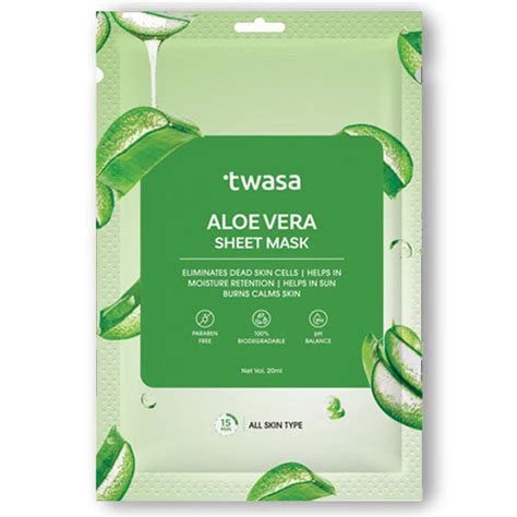 Buy Aloe Vera Turmeric Face Mask Online in India – Shop Now – Twasa ...