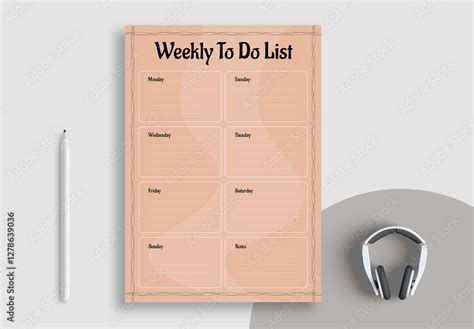 Weekly Planner Layout 的图像结果
