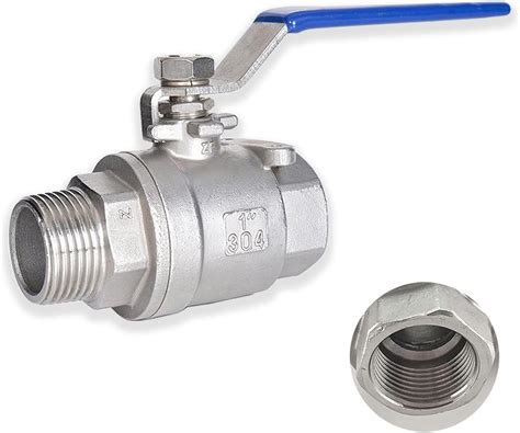 1 Inch Ball Valve, Heavy Duty Male NPT MNPT X Female India | Ubuy
