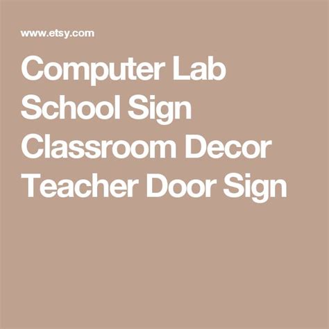 Computer Lab Rules Signs 的图像结果