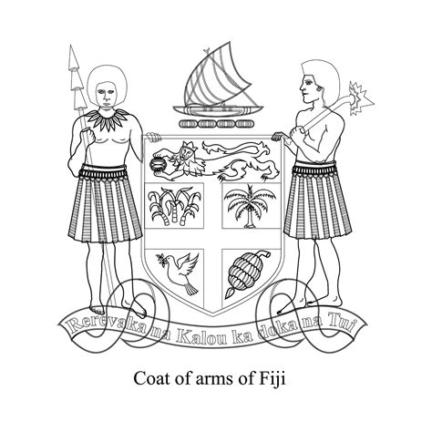 Hawaiian Coat Of Arms Coloring Pages [2025]