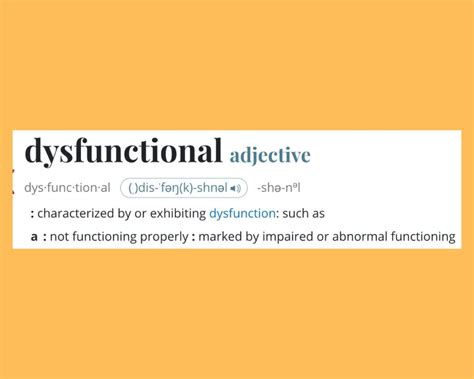 Dysfunction or Dysfunction 的图像结果