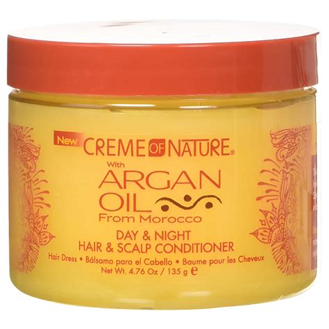 Creme of Nature Hair and Scalp Conditioner, Argan Oil Formula, 4.76 Oz, Hydrates and Softens ...