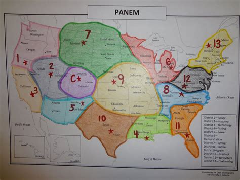 Hunger Games Districts Map