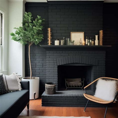 20 Black Brick Fireplace Designs: Striking Ideas To Inspire You