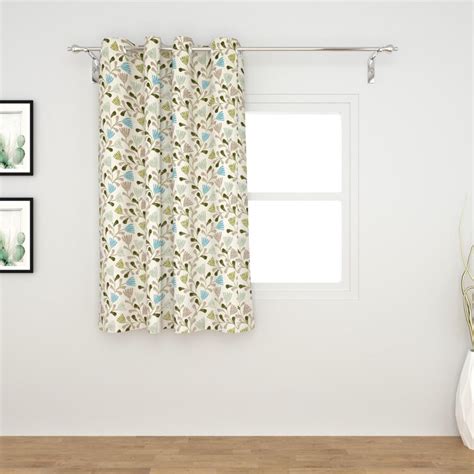 Buy Mellow Multicolour Printed Semi-Sheer Cotton Window Curtain ...