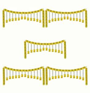 Buy Craftox Decor Artificial Marigold & Jasmine Flower Door Bandhanwar ...