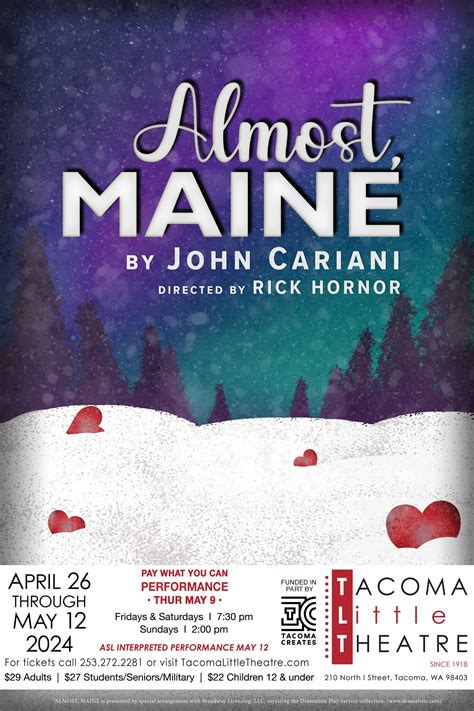 ALMOST, MAINE — Tacoma Little Theatre
