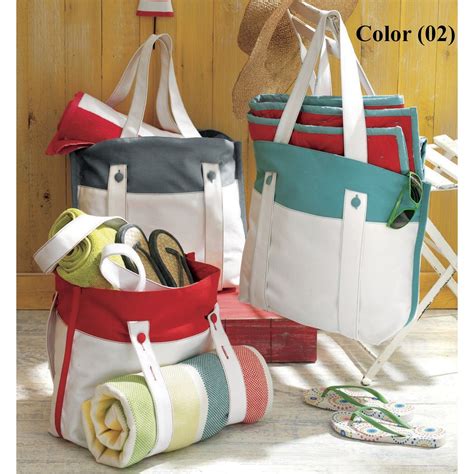 Tag Canvas Beach Tote Bag