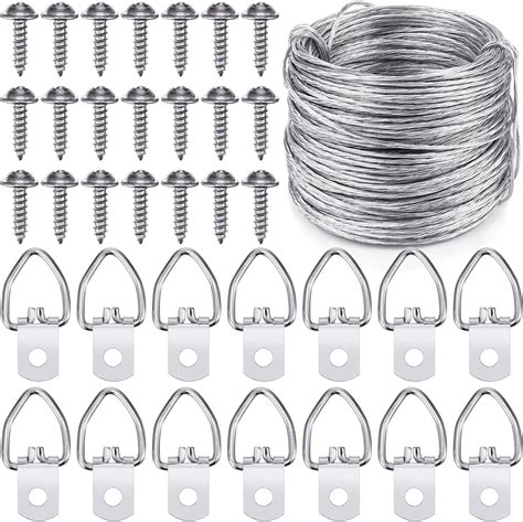 Buy EAONE Picture Hanging Kit, Including Picture Hanging Wire (100 Feet ...