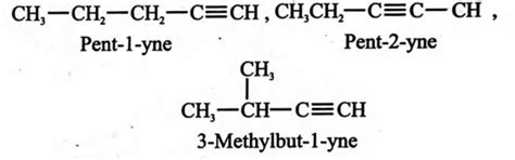 How many structures are possible for C5 H8 with one triple bond?