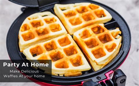3-in-1 Mini Waffle Maker 350W Electric Non-Stick Breakfast Machine for ...