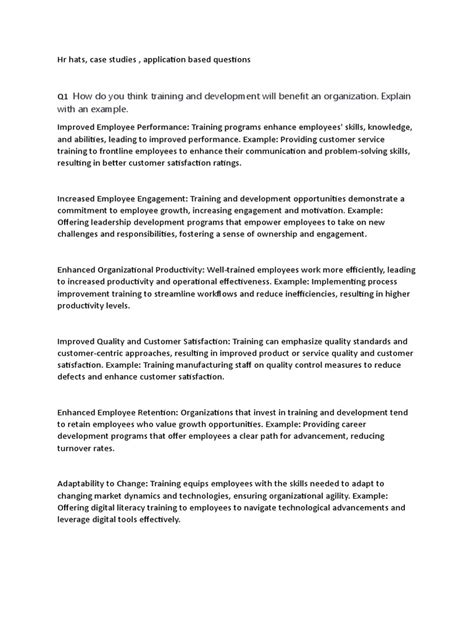 Image result for HR Case Study Examples