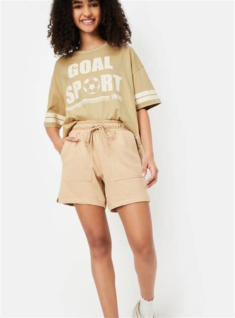 Buy Women Printed Oversized Athleisure T-shirt Online at just Rs. 499.0 ...