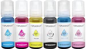 Splashjet 057 UV Plus Refill Ink for Epson L8050, L18050 Printer ...