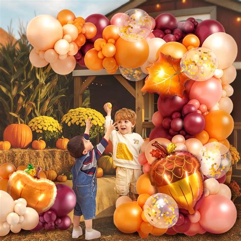 Drxole Fall Balloon Arch Kit - 164 Pcs Fall Balloons for India | Ubuy