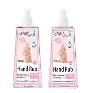 Mirah Belle - Hand Rub Sanitizer Spray (Pack of 2-200 ML) - FDA ...