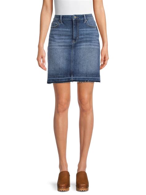 Time and Tru Women's Denim Skirt - Walmart.com