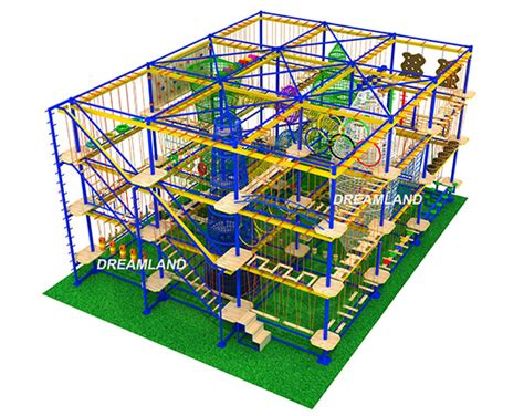 Indoor Rope Course Equipment, Adventure Indoor Rope Course for Kids ...