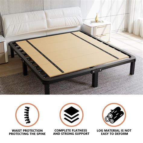 Imperius Foldable Box Spring, Bunkie Board, Bed Support Slats, Bed ...