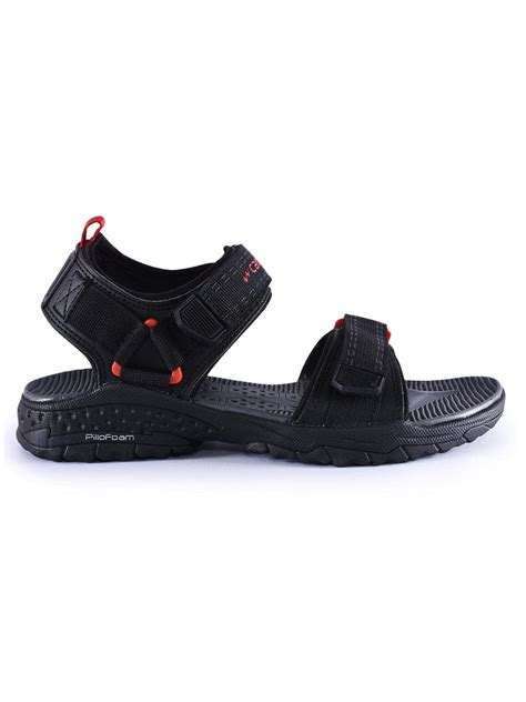 Buy Sandals For Men: Sd-Pf016-Blk-Red | Campus Shoes
