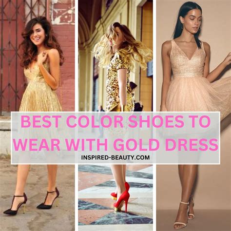 What Color Shoes to Wear with Gold Dress - Inspired Beauty