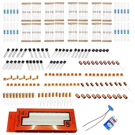 Lalitha 340+ Electronic components kit - For DIY Projects - small ...