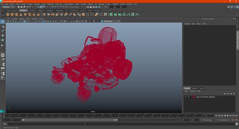 3D Zero Turn Lawn Mower Generic model | 3D Molier International