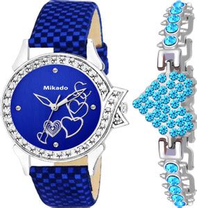 MIKADO Watch And Bracelet Combo Set For Women Analog Watch - For Women ...