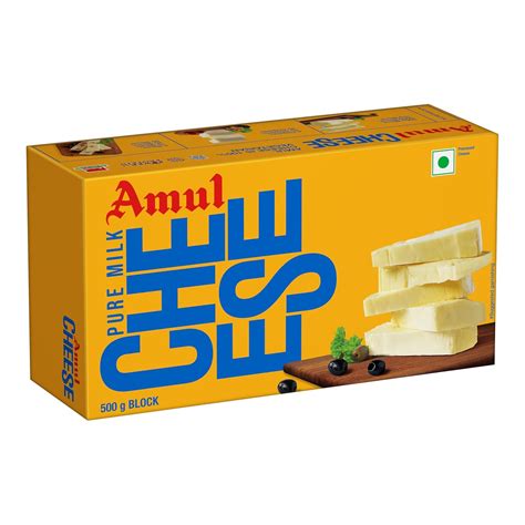 Amul Processed Cheese Block, 500 g Carton : Amazon.in: Grocery ...
