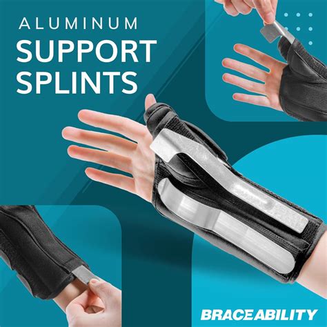 BraceAbility Wrist and Thumb Spica Splint - De India | Ubuy
