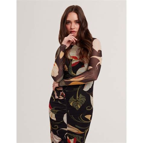 Ted Baker Women's Mesh Midi Bodycon Dress | Flannels