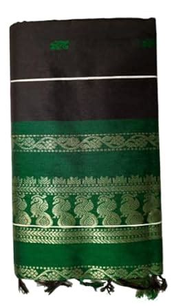 Buy SOWJANYA SILKS Women's Kalyani Cotton Silk Sarees 5.5 M With ...