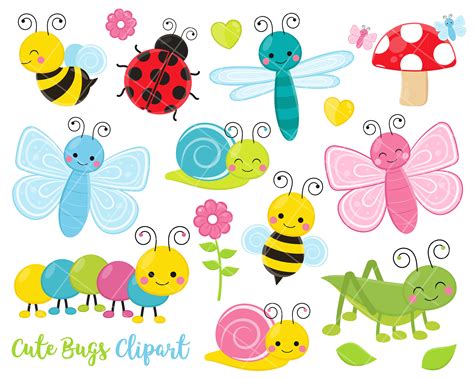 Scrapbooking Clip Art & Image Files Cute bugs clipart etna.com.pe