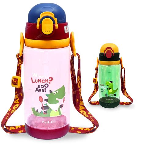 FunBlast Polycarbonate School Water Bottle For Kids-600 Ml Dinosaur ...