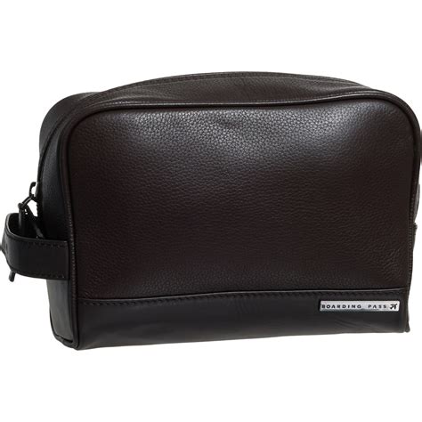 BOARDING PASS Hey Handsome Dopp Kit - Leather - Save 69%