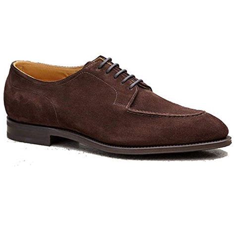Buy Costoso Italiano Brown Suede Formal Lace Up Dress Derby Goodyear ...