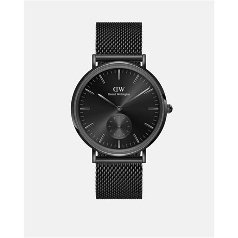 Buy Daniel Wellington Men Black Round Analogue Watch- DW00100714K (M ...