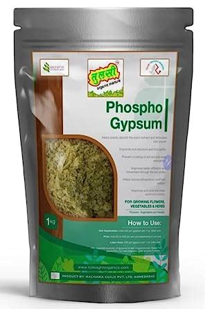 TULSI Phospho Gypsum 1KG Organic Fertilizer for Flowers, Vegetables ...